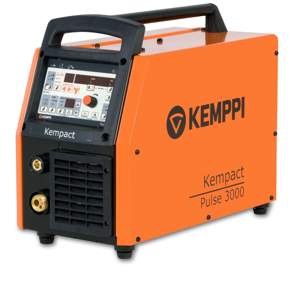 WHAT'S IN THE SETUP - EQUIPMENT Kempact Pulse 3000 Kemppi K5 MIG/MAG welder that offers synergic, pulsed and double-pulsed welding modes.