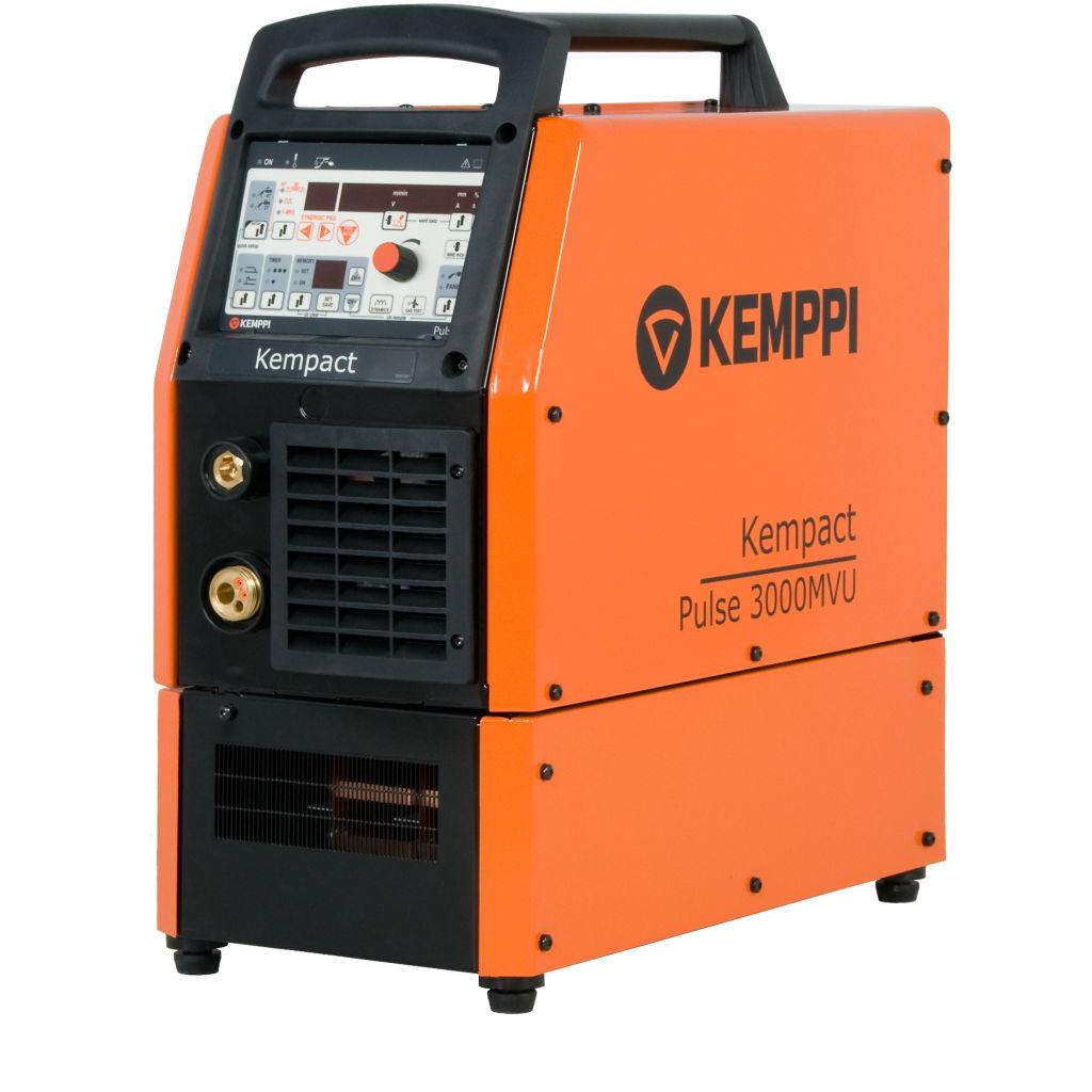 ALTERNATIVE - EQUIPMENT AND SOFTWARE Kempact Pulse 3000MVU Kemppi K5 MIG/MAG welder that delivers 250 A with a 3-phase