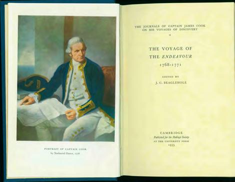 Gaston Renard Fine and Rare Books 11 19 Cook, Captain James: THE JOURNALS OF CAPTAIN JAMES COOK ON HIS VOYAGES OF DISCOVERY. Edited from the Original Manuscripts by J. C. Beaglehole with the Assistance of J.