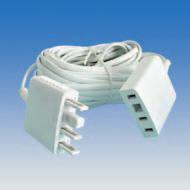 aged: Blister pack Fitted with 00 series standard plug and socket. 10 metre cord length.