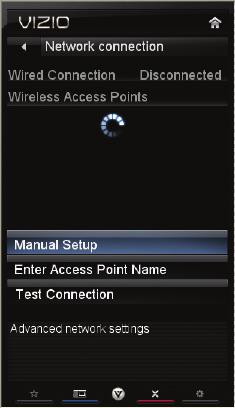 5 Using the Network Connection Menu Your TV is internet-ready, featuring both an ethernet port and built-in high-speed wireless-n.