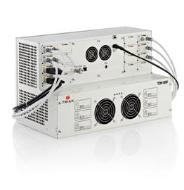 solution, with a range of input and output modules for all popular TV distribution formats.