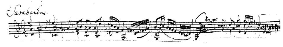 Similar to the Sarabande, the dance step is one step-unit, but each step-unit is equal to two bars and has two accents in hemiola style