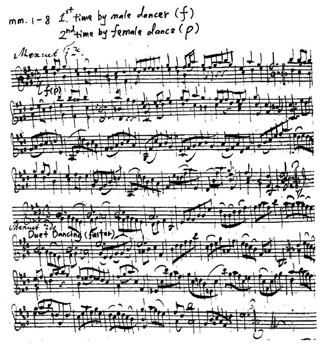 The example below applies this sense of Minuet to Bach s solo string works (Figure 3-15). Figure 3-15.