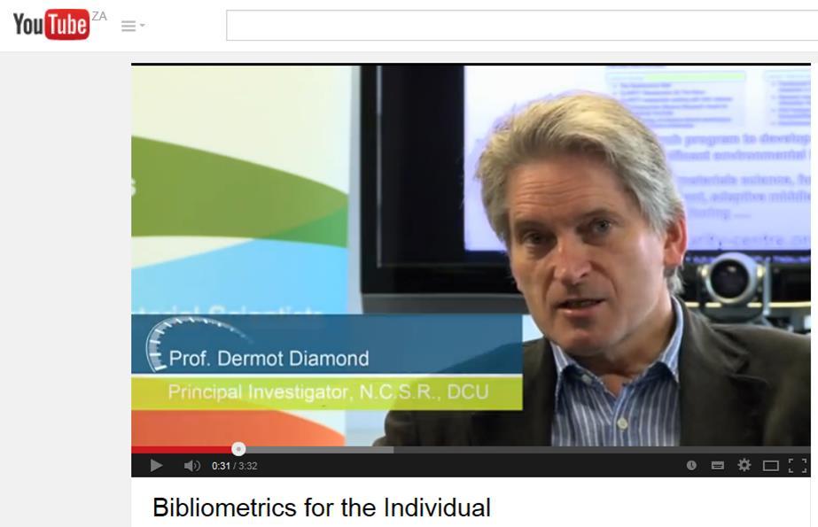 Introduction Prof Dermott Diamond, National Centre for Sensor