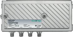 Pluggable Frequenzy range 5 65 MHz Gain 17 20 db 25 28 db 30 db 30 db 4 Attenuation Adjustable 0 20 0 18 db Adjustable 0 15 0 15dB PCP switches 1 db