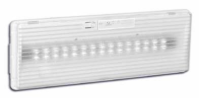 INDOOR EMERGENCY LUMINARIES GR-316/15L/MAR LED Self testing emergency luminaries with LEDs for use to the indoor spaces of the vessel.