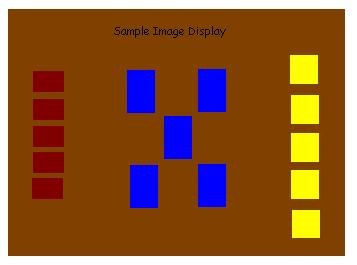 Preparation of Image Display: After the editing if the images is complete, attach the six sets of images on a piece of tag board with and adhesive device such as tape; with three sets of images per