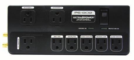 AC Power Strips ULTRAPOWER UltraPower PowerSource PS-1060i of your home theater components, protecting them from dangerous and polluted power conditions that can rob performance and even destroy