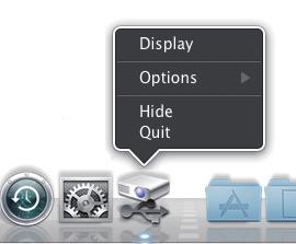 Presentation tools USB Display(Mac computer) (continued) Menu If you select Display on the Right-Click menu, the Floating menu shown in the right will appear on your computer screen.