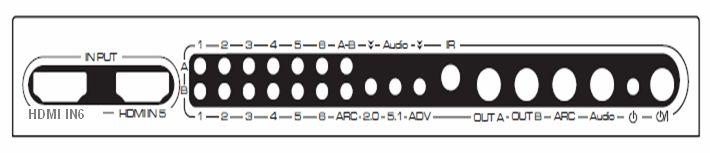 audio extractor Led Status Light ARC : ARC status Indicator Led Light LED On: ARC turn on, then output TV audio by