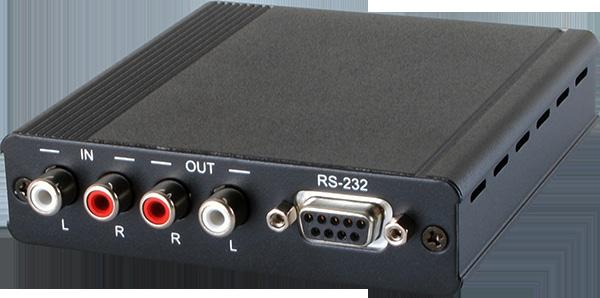 receive analogue audio signals over a single run of CAT5e/6 cable up to 300m Power over