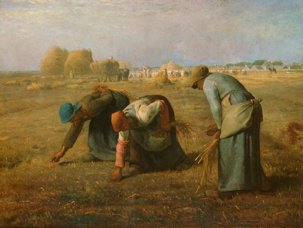 Jéan Francois Millet, The Gleaners, 1857, Musée du Louvre,
