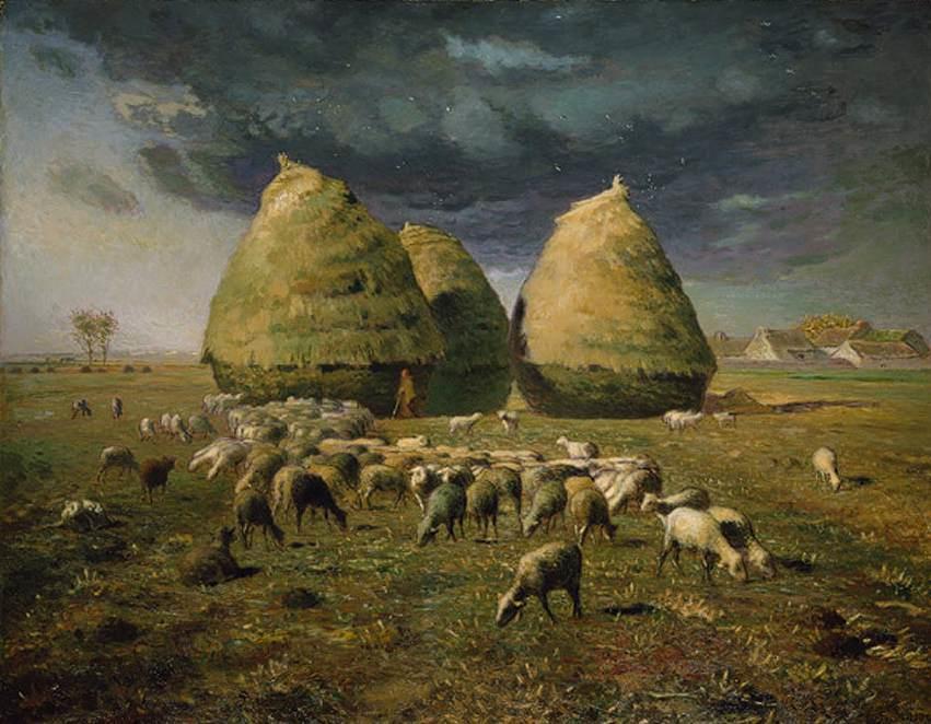 Jéan Francois Millet, Haystacks: Autumn 1874,