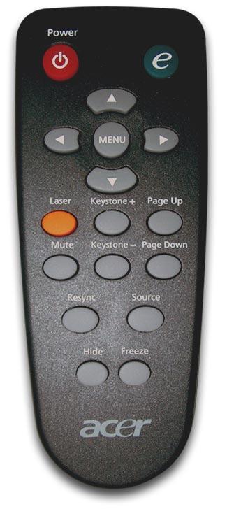 Introduction Remote Control with Laser Pointer 16 1 2 3 5 4 8 6 7 10 11 12 14 9 13