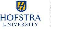 Primary Mark The Hofstra University primary mark is comprised of both the shield mark and the Hofstra logotype.