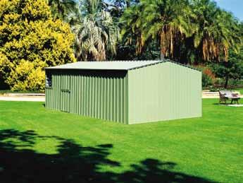 50m Double Doors in the Front panel $1616 Gable Roof Truss Models 1 2 3 EasySHED Extra large storage & shedding options with the added strength of a Truss Roof design A Gable Roof style with the
