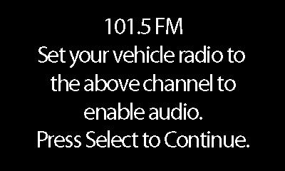 Configuring Your Xpress RCi Set and Select FM Channels The Xpress RCi allows you to easily store (i.e., preset) up to 5 different FM channels.