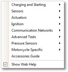 PicoScope 6 Beta User's Guide 107 6.7 Automotive menu (PicoScope Automotive only) Location: Menu bar > Automotive Purpose: gives access to a database of preset tests Note: This is an example from R6.