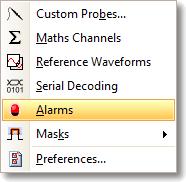 of functions that are possible with the Alarms feature. 1.