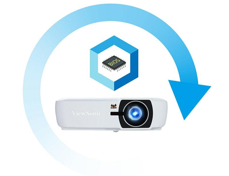 A Simpler Way to Update Projector Software ViewSonic Projector Software Update is available online and gives you the ability to keep your projector firmware up to date easily and conveniently; no