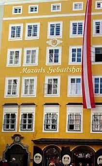 of Salzburg including a visit to Mozart s Birthplace Optional individual concerts Festival Gala Concert - individual and