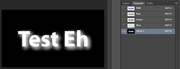 To include the layer effect in your alpha channel, proceed as follows: Add the soft shadow or other layer effect In its original form a layer effects is an editable equation.