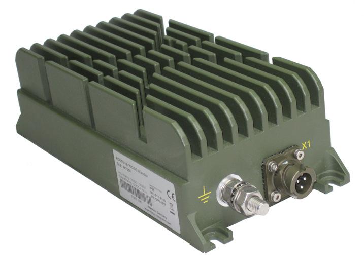 DC / DC Power Supply 12 V DC Output type numbers: 01313 Main Feature: This DC / DC power supply is designed for automotive applications to be used under harsh environmental conditions.