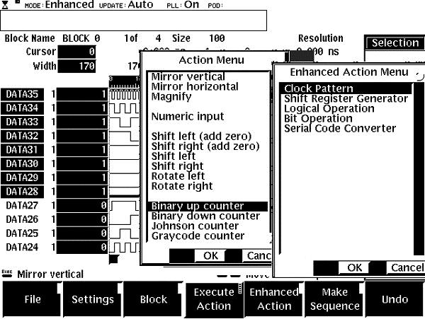 Data Pattern Generator DG2020A Figure 4. Flow chart illustrates sequence control flow.