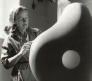 An adjoining display explores Hepworth s working processes and includes tools, materials, photographs and film of the artist in her studio.