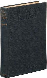 FITZGERALD, F. Scott. The Great Gatsby. New York: Charles Scribner's Sons 1925. First edition, first issue.