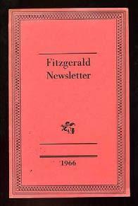 Scott). Matthew Bruccoli. Fitzgerald Newsletter 1966 (Number 34, Summer, 1966). (Columbus, Ohio: Ohio University Press) 1966.