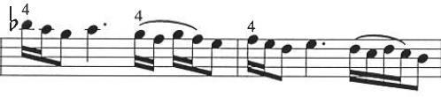 P a g e 188 Dotzauer s (and therefore, Kellner s) version of this bar was taken over by most later editions, unlike another example, involving an alternative rhythm (see Figure 7.3).
