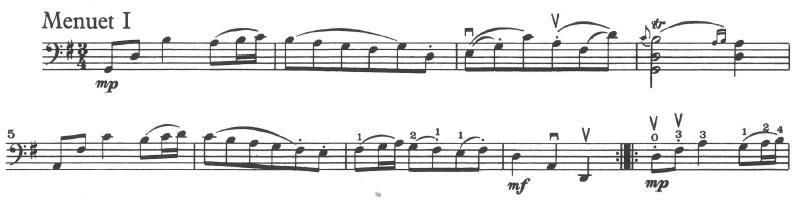 (resulting in up-bow for the beginning of the first bar). 85 The final note in four of the six Préludes is rather unconventionally to be taken on two bows (beginning on up- and finishing on down-bow).
