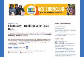 that exist currently for the ACS ChemClub brand.