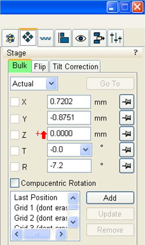 4.20 How to Link Your Sample (con t) Coarse alignment Using the Z control,