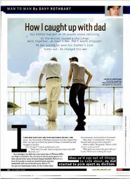 Cover Magazine Title Date of publication OCTOBER 2008 Article page Author: Davy Rothbart Article Title: How I Caught up with Dad