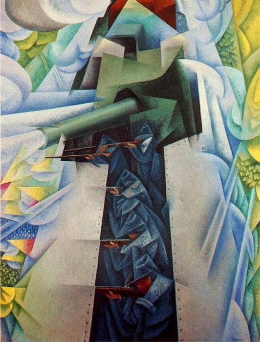 Some works by Italian Futurists, which Bell
