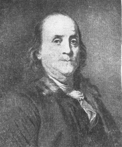 BENJAMIN FRANKLIN. Franklin, too, was born very poor. Once he walked the streets of Philadelphia with a loaf of bread under each arm.