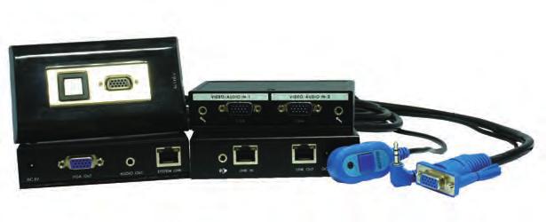3 in 1 cable VGA input, 3.5mm Audio input and Present button. Use with MPS00-S.