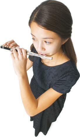 By covering all of the finger holes on a recorder, the musician