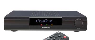 Kathrein Convenience EPG The integrated Kathrein Convenience EPG is not only a clearly laid out electronic TV guide, but also enables programmes to be copied directly from the related EPG view to the