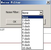 Filter window, and then select None, the waveform