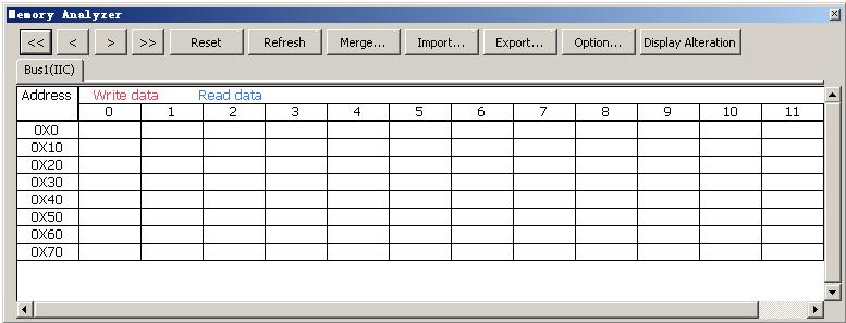 1 Basic Software Setup of Memory Analyzer STEP 1. Click Tools on the Menu Bar, then select to activate the Memory Analyzer function.