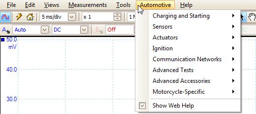 20 The automotive software The automotive software includes the same features as the general purpose software, with some additional automotive-specific functions.