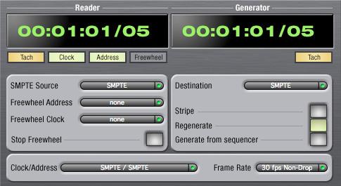 CHAPTER 10 MOTU SMPTE Setup OVERVIEW The Track16 can resolve directly to SMPTE time code via any line input, without a separate synchronizer.