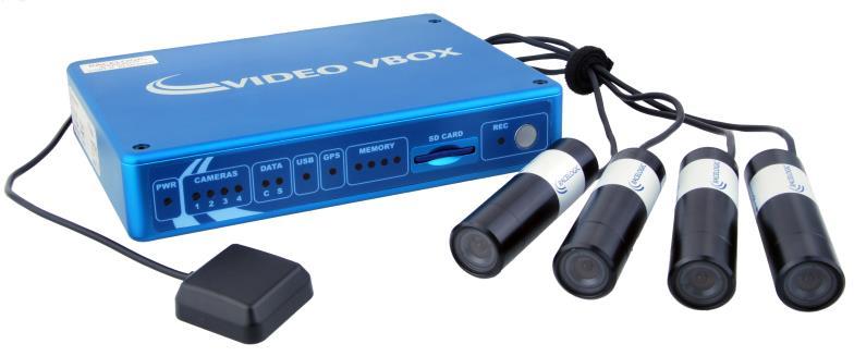 Video VBOX Pro combines a powerful GPS data logger with a high quality multi-camera video recorder and real-time graphics engine.
