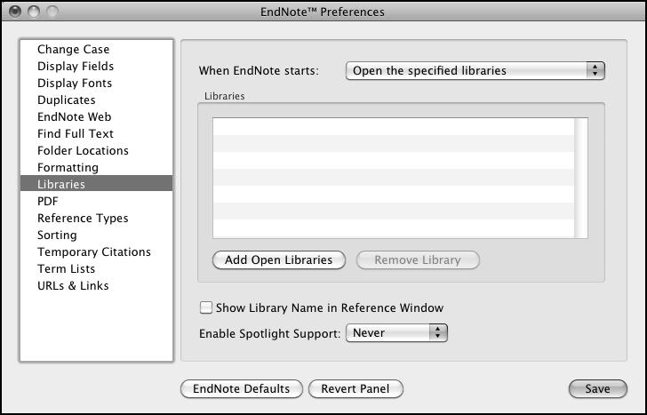 4. Click Add Open Libraries. You should see the full path and file name of the sample library (Sample_Library_X5.enl) listed at the top of the box. 5.
