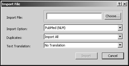 Choose the Correct Import Filter and Import into EndNote Once you have captured and saved your data file in a tagged format, you need to
