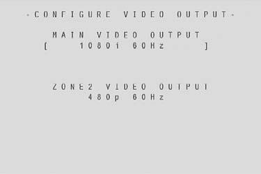 Main Menu, Navigation and Setup CONFIGURE VIDEO OUTPUT Overview Configure video output sets the analog video scaler to an appropriate video output resolution.